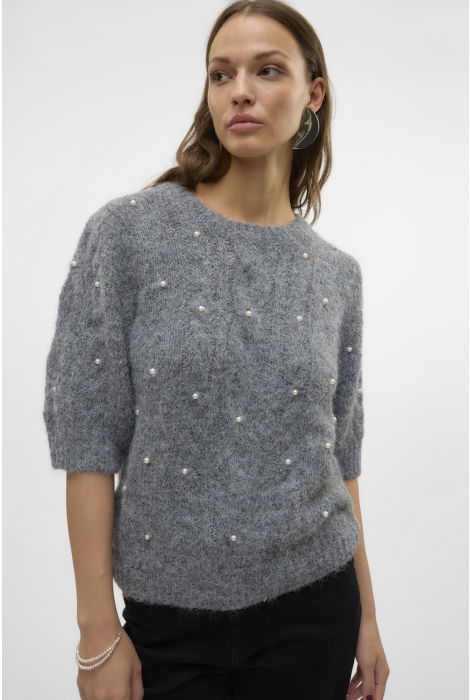 Vero Moda vmnova ss pearl puff pullover vip