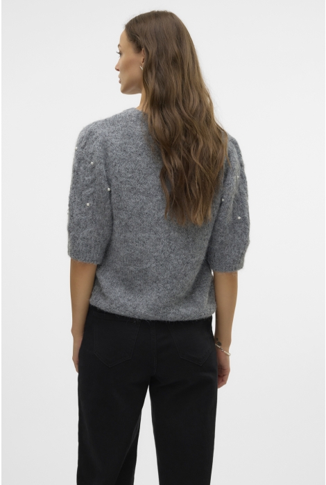 Vero Moda vmnova ss pearl puff pullover vip