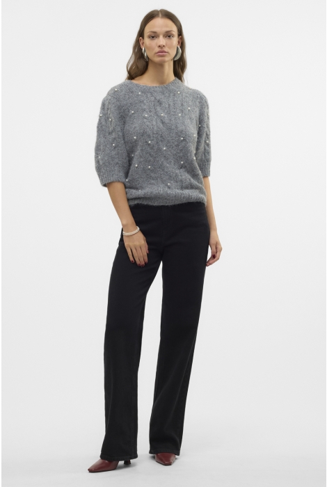 Vero Moda vmnova ss pearl puff pullover vip