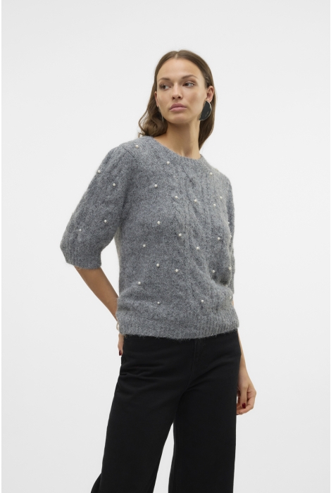 Vero Moda vmnova ss pearl puff pullover vip