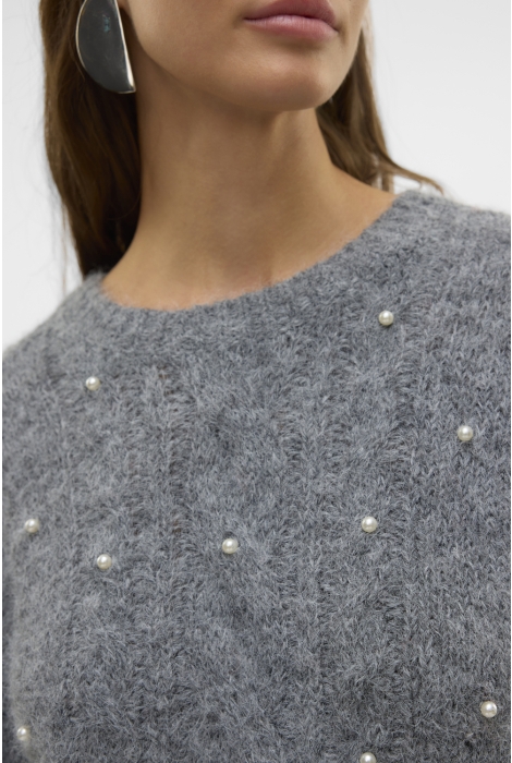 Vero Moda vmnova ss pearl puff pullover vip