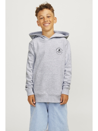 Jack & Jones Junior Trui JJESWIFT SWEAT HOOD NOOS JNR 12258968 White Melange