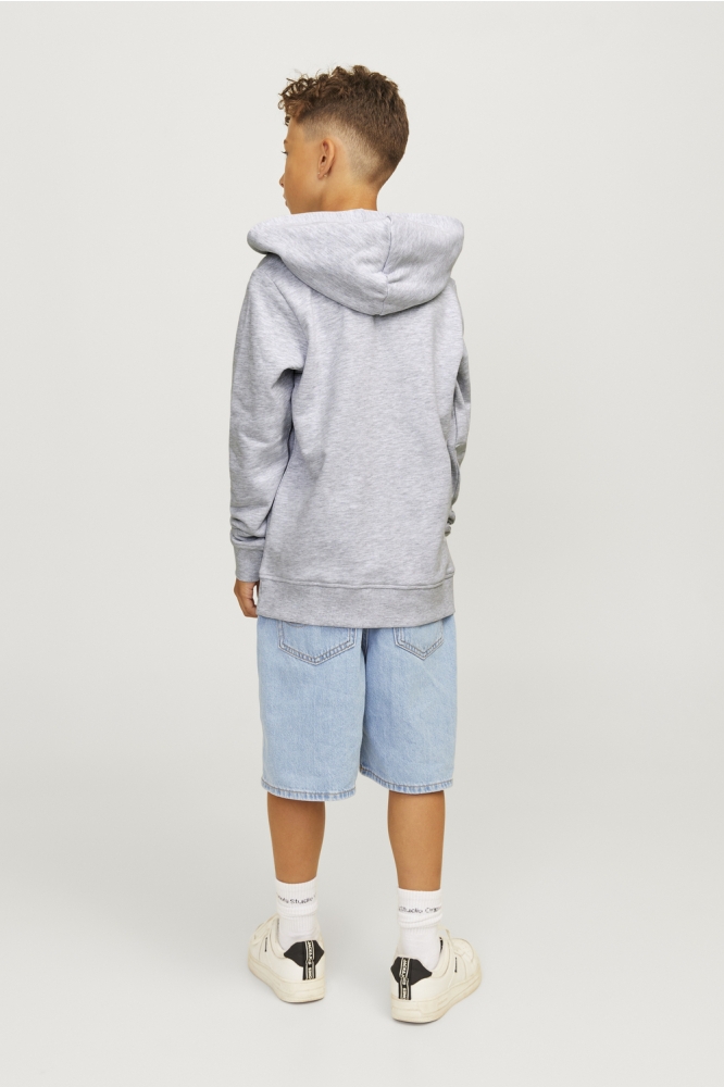 JJESWIFT SWEAT HOOD NOOS JNR 12258968 White Melange