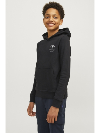 Jack & Jones Junior Trui JJESWIFT SWEAT HOOD NOOS JNR 12258968 Black