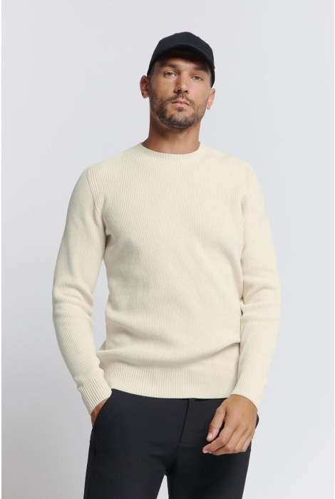 NO-EXCESS pullover crewneck chenille