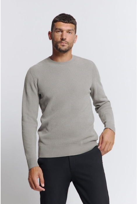 NO-EXCESS pullover crewneck chenille