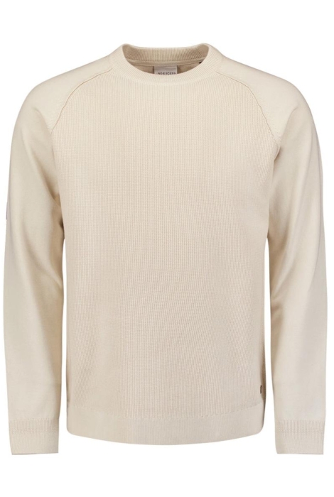 NO-EXCESS pullover crewneck solid relief knit