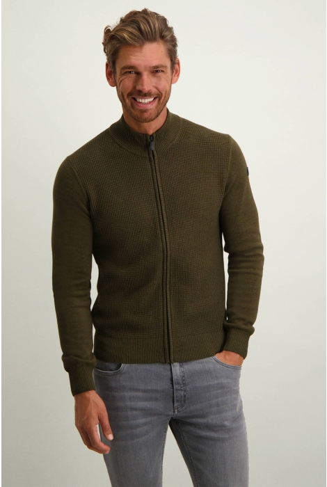 State of Art cardigan plain - zip