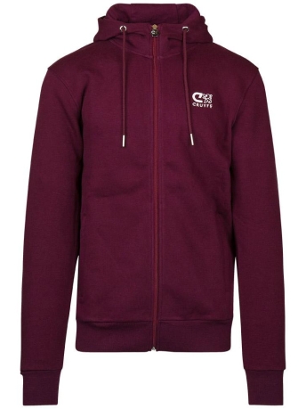 Cruyff Vest HERNANDEZ ZIP THRU HOOD CSA213056 301 BURGUNDY