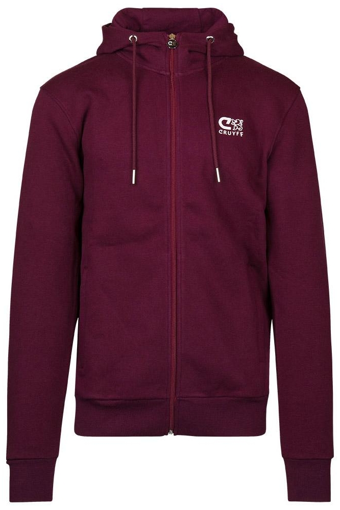 HERNANDEZ ZIP THRU HOOD CSA213056 301 BURGUNDY