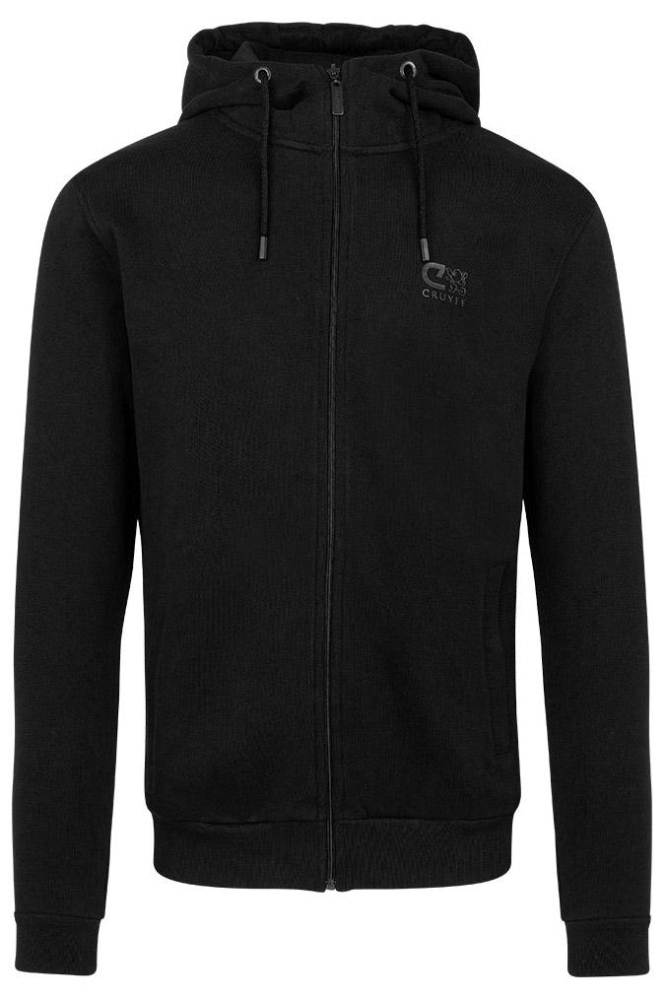 HERNANDEZ ZIP THRU HOOD CSA213056 998 BLACK