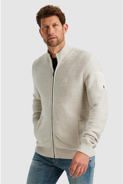 PME legend zip jacket cotton structure knit