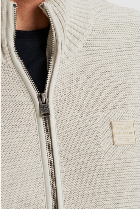 PME legend zip jacket cotton structure knit