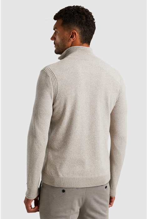 Cast Iron half zip collar cotton mix