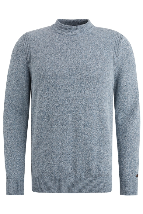 Cast Iron mock neck regular fit cotton mix