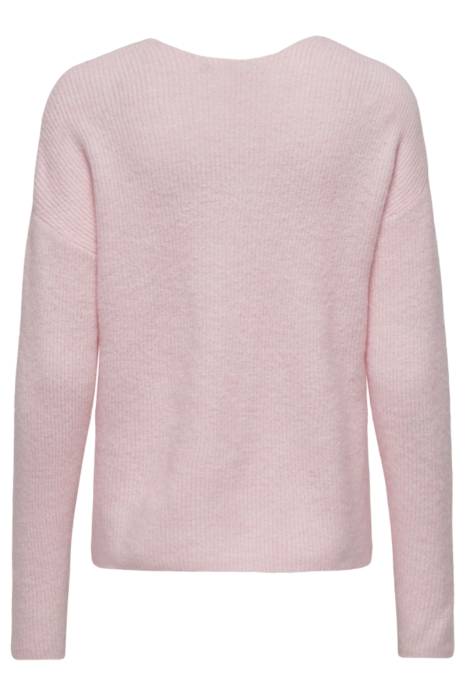 ONLCAMILLA V-NECK L/S PULLOVER KNT 15204588 POTPOURRI/MELANGE