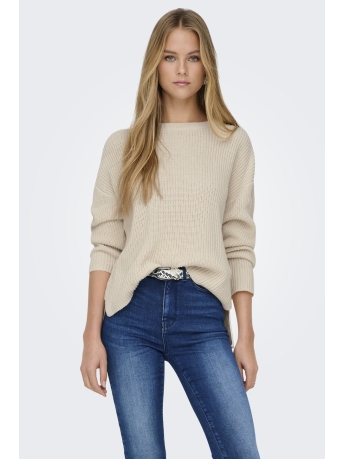 Only Trui ONLLUNA LS O-NECK PULLOVER KNT NCA 15341307 BIRCH