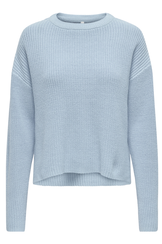 ONLLUNA LS O-NECK PULLOVER KNT NCA 15341307 CASHMERE BLUE