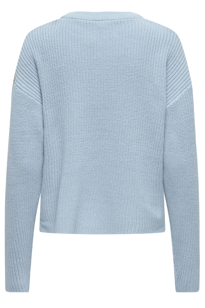 ONLLUNA LS O-NECK PULLOVER KNT NCA 15341307 CASHMERE BLUE