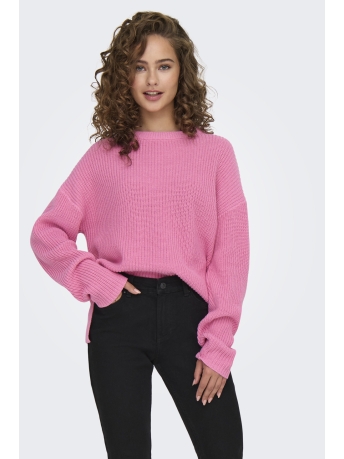 Only Trui ONLLUNA LS O-NECK PULLOVER KNT NCA 15341307 Sachet Pink