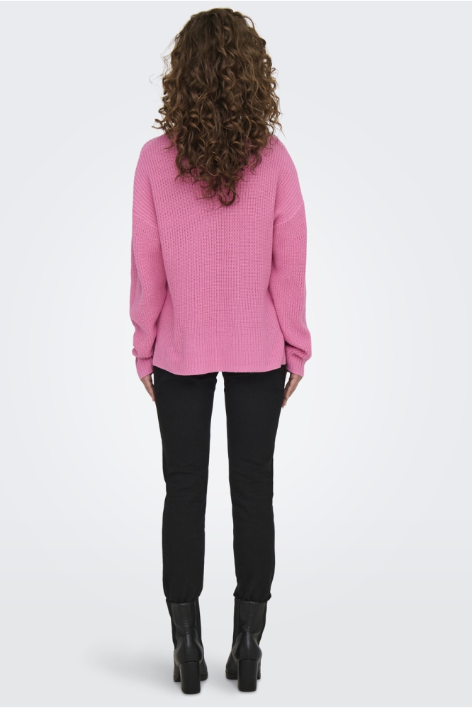 ONLLUNA LS O-NECK PULLOVER KNT NCA 15341307 Sachet Pink