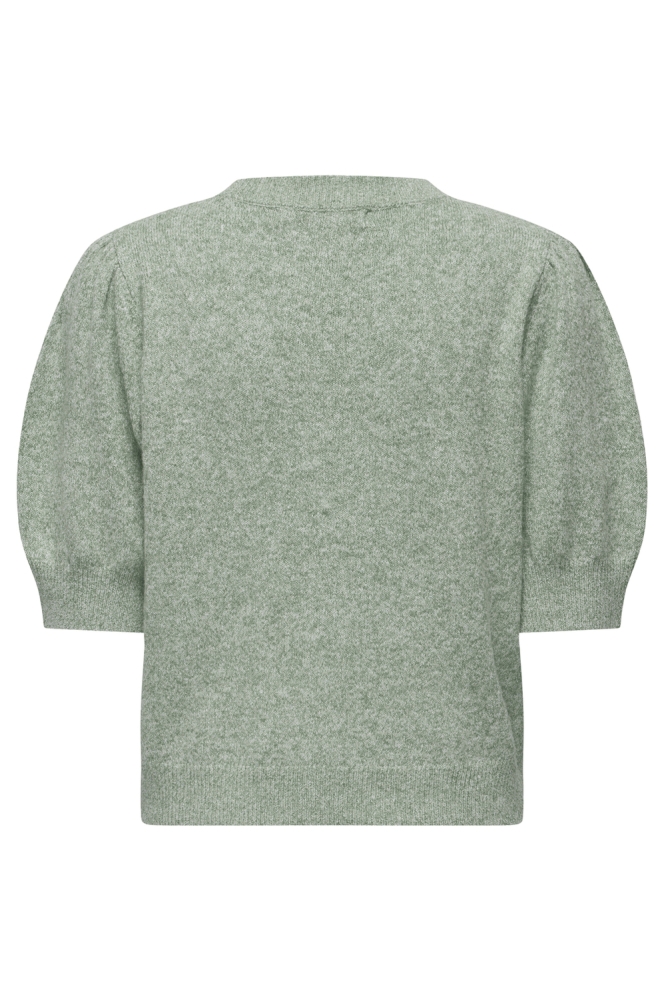 ONLRICA LIFE 2/4 PULLOVER KNT NOOS 15318551 CHINOIS GREEN/MELANGE