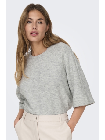 Only Trui ONLSIMONI 3/4 PULLOVER KNT NOOS 15333199 LIGHT GREY MELANGE