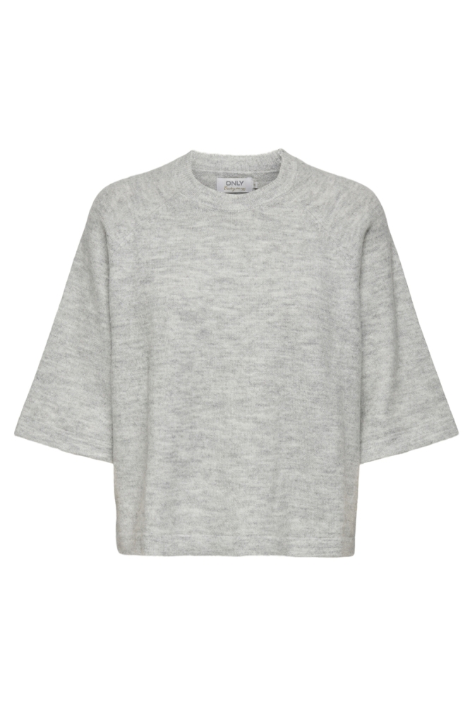 ONLSIMONI 3/4 PULLOVER KNT NOOS 15333199 LIGHT GREY MELANGE