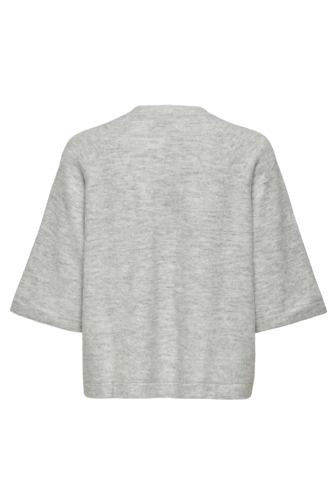 ONLSIMONI 3/4 PULLOVER KNT NOOS 15333199 LIGHT GREY MELANGE