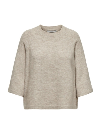 Only Trui ONLSIMONI 3/4 PULLOVER KNT NOOS 15333199 PUMICE STONE/MELANGE