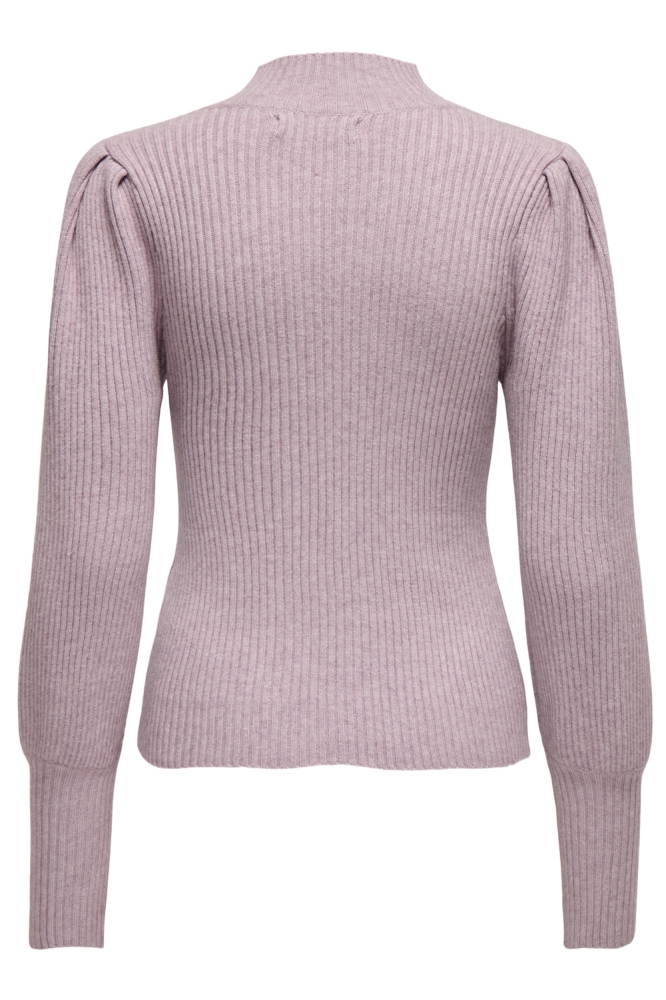 ONLKATIA L/S HIGHNECK PULLOVER KNT 15232494 VIOLET ICE/MELANGE