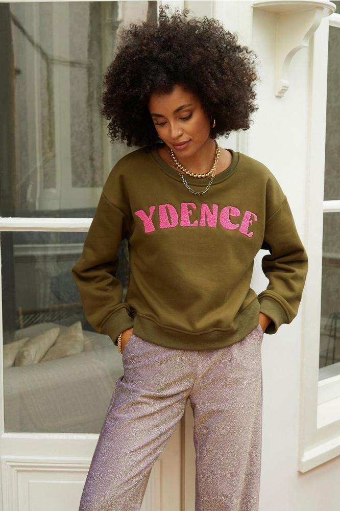 SWEATER YDENCE WS2413 044 OLIVE