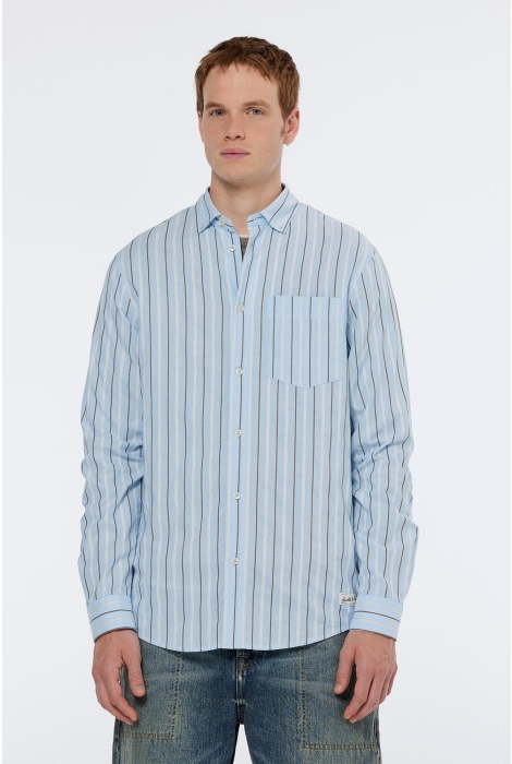 Scotch & Soda regular fit dobby stripe shirt