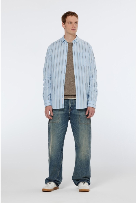 Scotch & Soda regular fit dobby stripe shirt