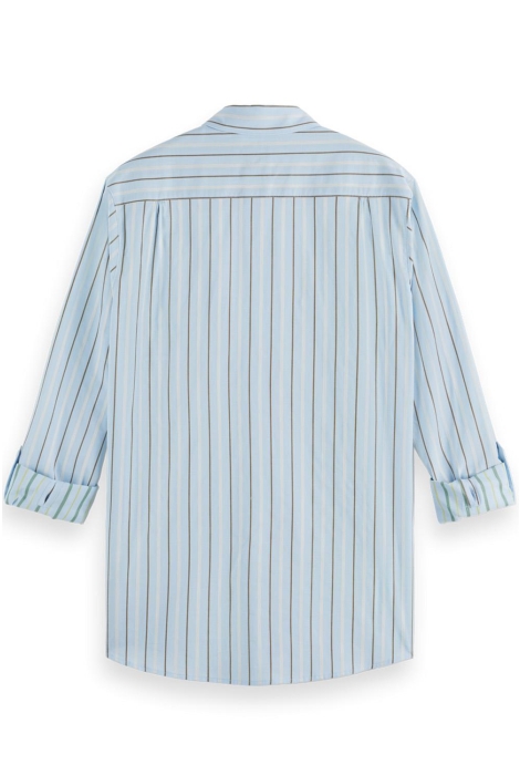 Scotch & Soda regular fit dobby stripe shirt