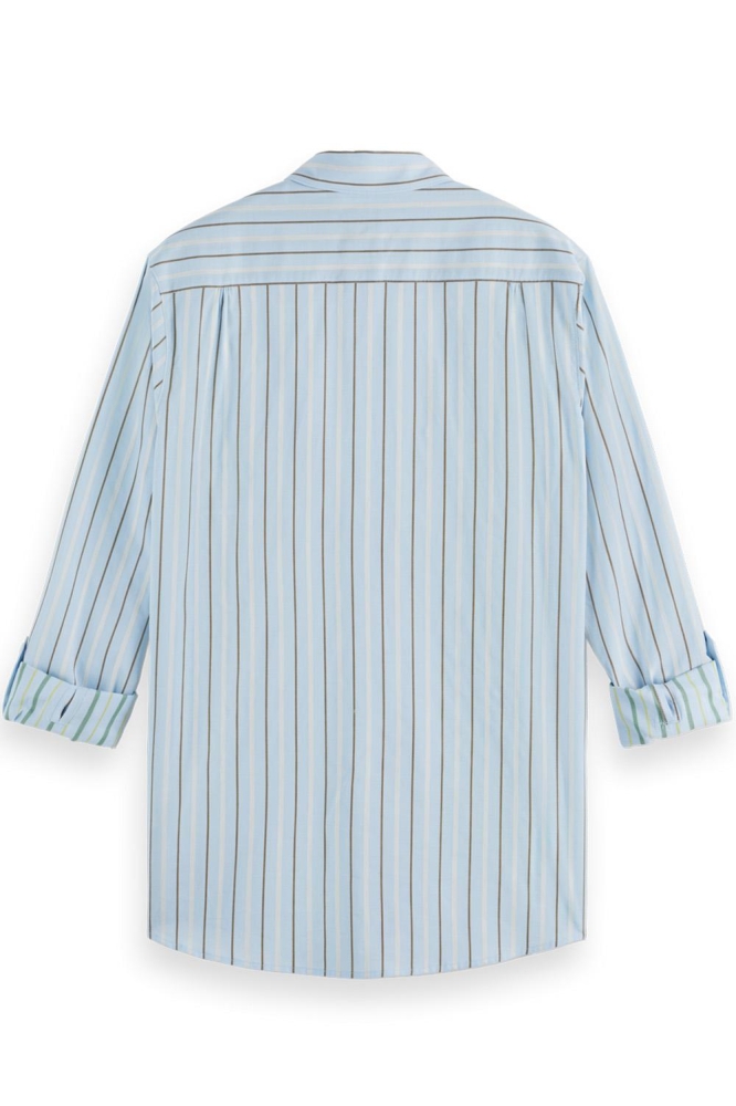 REGULAR FIT DOBBY STRIPE SHIRT 179871 420