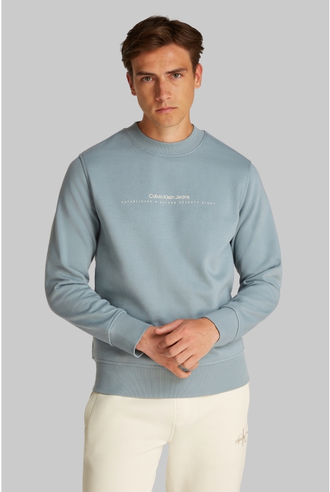 Calvin Klein minimal logo crew neck