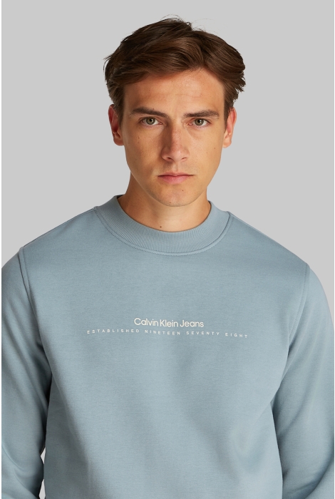 Calvin Klein minimal logo crew neck