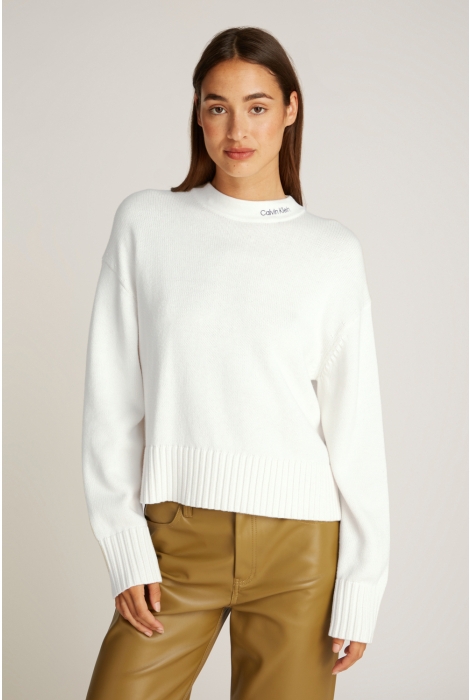 Calvin Klein logo embro sweater