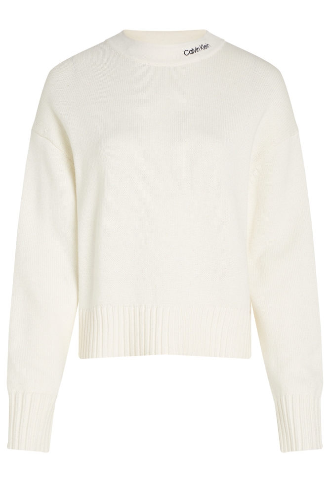 LOGO EMBRO SWEATER J20J225073 YBI IVORY