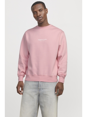 Jack & Jones Trui JORVESTERBRO SWEAT CREW NECK NOOS 12241694 Tickeled Pink