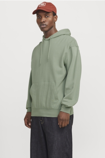 Jack & Jones Trui JJECHARGE SWEAT HOOD NOOS 12257852 Iceberg Green