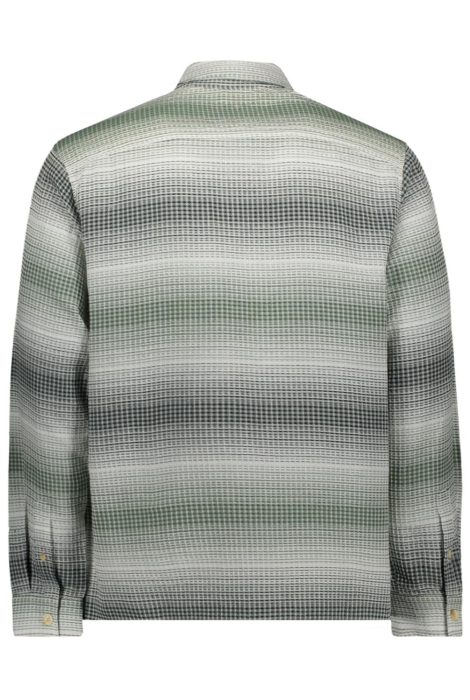 Scotch & Soda relaxed fit stripe waffle shirt