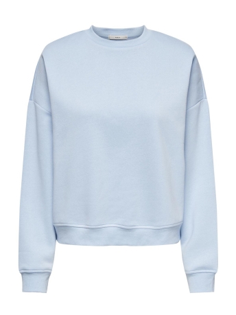 Only Trui ONLSWEAT LIFE L/S CREW OVERSIZE SWT 15243380 CASHMERE BLUE