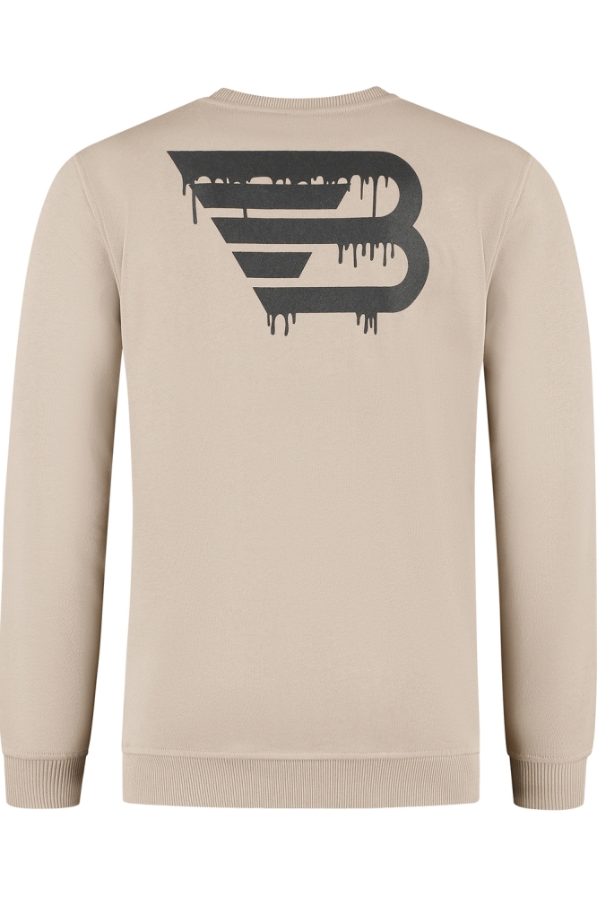 DRIPPING LOGO SWEATER 24039302 53 TAUPE