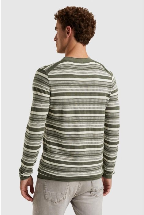 Cast Iron r-neck cotton modal stripe