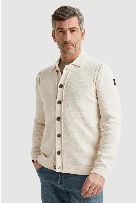 Vanguard button jacket cotton blend