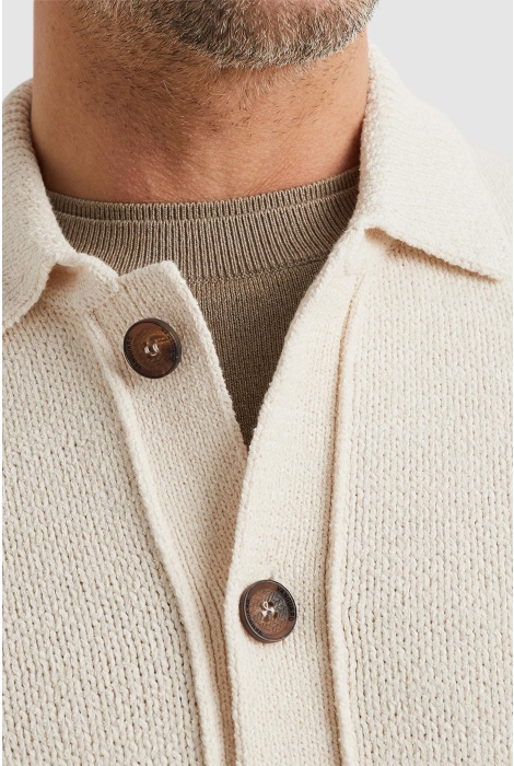 Vanguard button jacket cotton blend