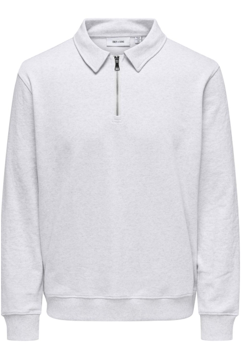 Only & Sons onsdavid reg half zip sweat noos