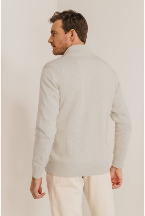 State of Art cardigan plain knit